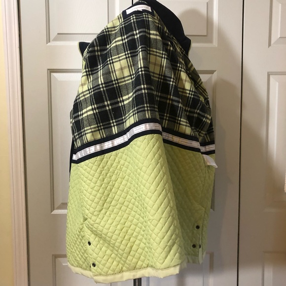 Liz Claiborne Hoodie Pockets Zip Snaps Jacket Coat Mint Green Size XL - Picture 8 of 15